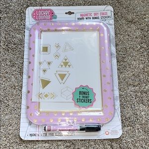 Locker Lounge Magnetic Dry Erase Board